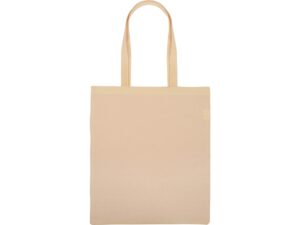 Сумка для шопинга Twin двухцветная из хлопка, 180 г/м2, серый/натуральный — изображение 7