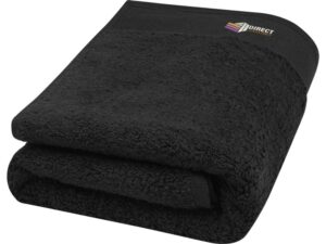 Полотенце для ванной Nora из хлопка плотностью 550 г/м2 и размером 50x100 см, черный — изображение 4