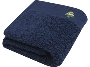 Хлопковое полотенце для ванной Chloe 30x50 см плотностью 550 г/м2, темно-синий — изображение 4