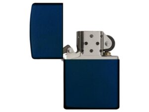 Зажигалка ZIPPO Classic с покрытием Navy Matte, латунь/сталь, синяя, матовая, 38x13x57 мм — изображение 3