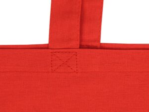 Сумка для шопинга Carryme 140 хлопковая, 140 г/м2, красный — изображение 5