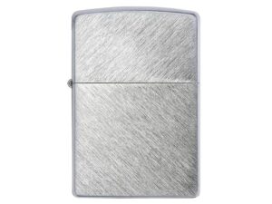 Зажигалка ZIPPO с покрытием Herringbone Sweep, латунь/сталь, серебристая, матовая, 38x13x57 мм — изображение 2