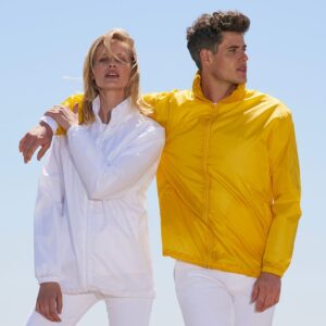 Ветровка унисекс Shift, оранжевая — изображение 9
