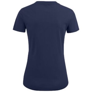 Футболка женская Ladies American U, темно-синяя — изображение 2