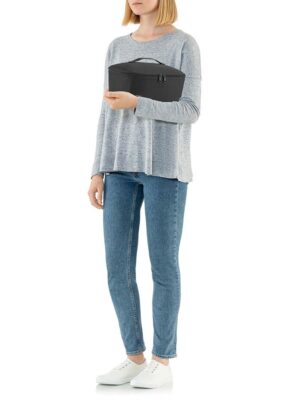 Термосумка Coolerbag M, черная — изображение 4