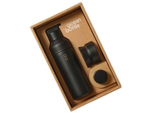 Подарочный набор Ocean Bottle 3-в-1 объемом 500 мл - Obsidian Black — изображение 5