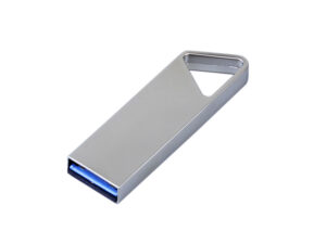 USB 3.0-флешка на 16 Гб с мини чипом, компактный дизайн, отверстие треугольной формы для цепочки — изображение 2