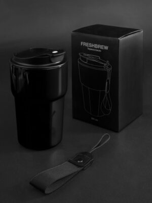 Термостакан Freshbrew, черный — изображение 10