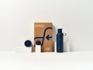 Подарочный набор Ocean Bottle 3-в-1 объемом 500 мл - Синий — изображение 2