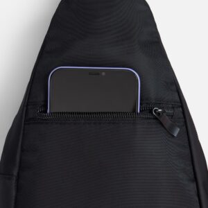 Спортивный кросс-боди рюкзак Bagventure, черный — изображение 4