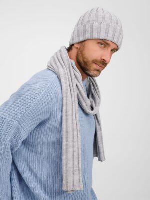 Шарф Metelitsa, серебристо-серый меланж — изображение 8