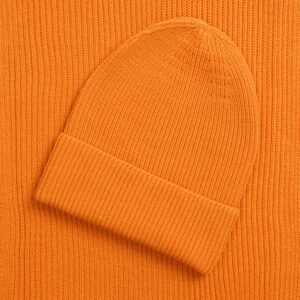 Шарф Nobilis Mono, оранжевый (абрикос) — изображение 4
