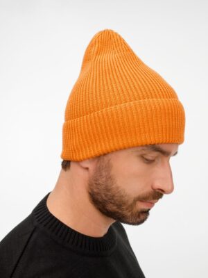 Шапка Nobilis Mono, оранжевая (абрикос) — изображение 3