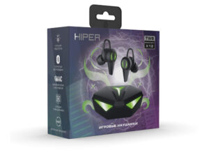 Беспроводные наушники HIPER TWS Mercury X12 (HTW-MX12) Bluetooth 5.1 гарнитура, Черный (Р) — изображение 5