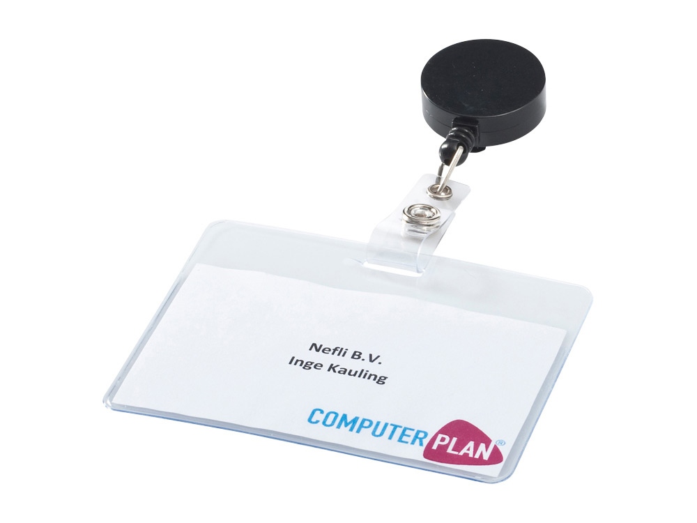 Держатель для бейджа или карты доступа Lech, черный — изображение 3