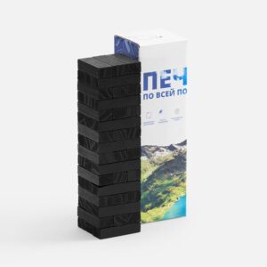 Коробка с полноцветной печатью для игры «Деревянная башня мини» — изображение 2