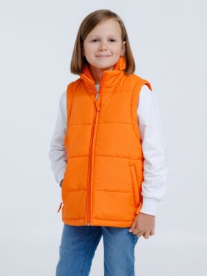 Жилет детский Kama Kids, оранжевый — изображение 7