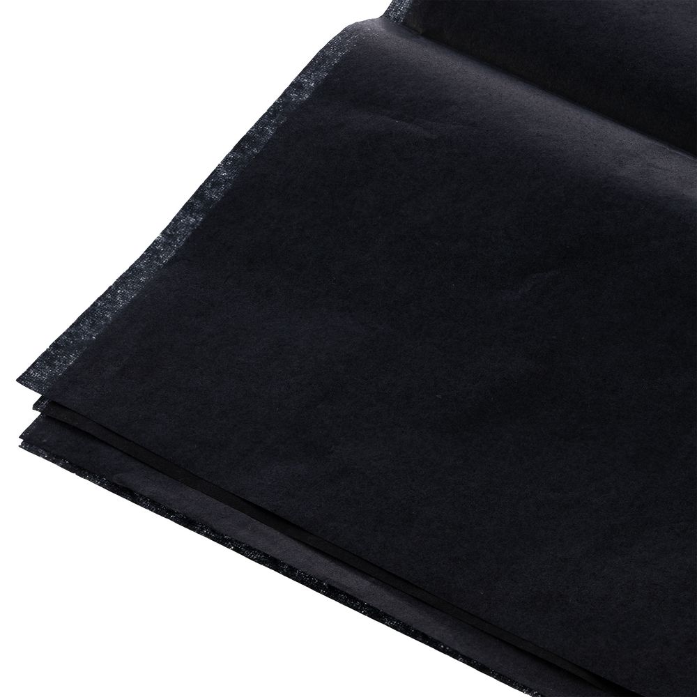 Декоративная упаковочная бумага Tissue, черная — изображение 3