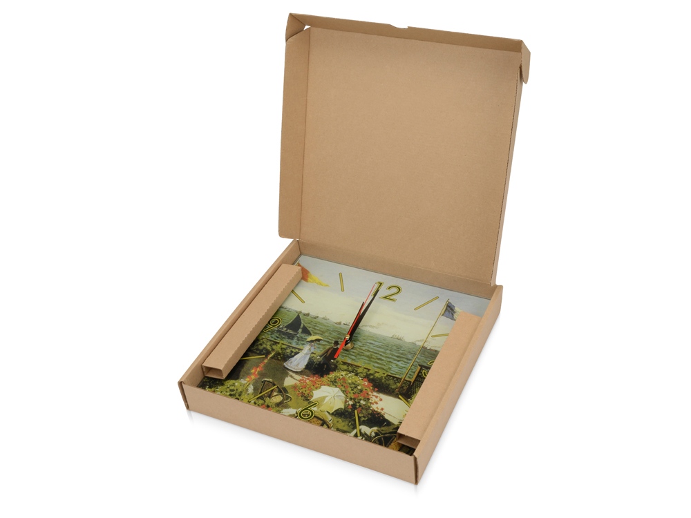 Часы настенные Моне. Сад в Сент-Андрес, зеленый — изображение 2