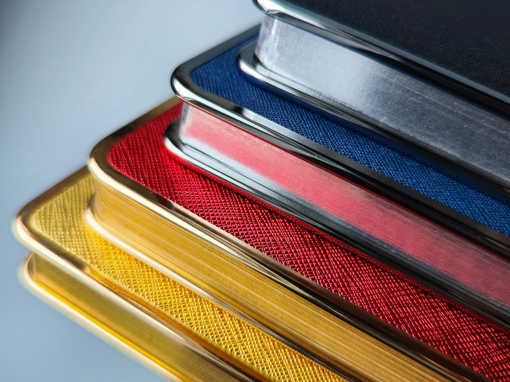 Ежедневник А5 недатированный Bridge, синий/серебристый — изображение 11