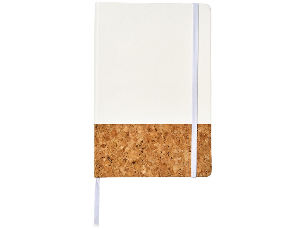 Блокнот Evora формата A5 из пробки и термополиуретана, белый — изображение 2
