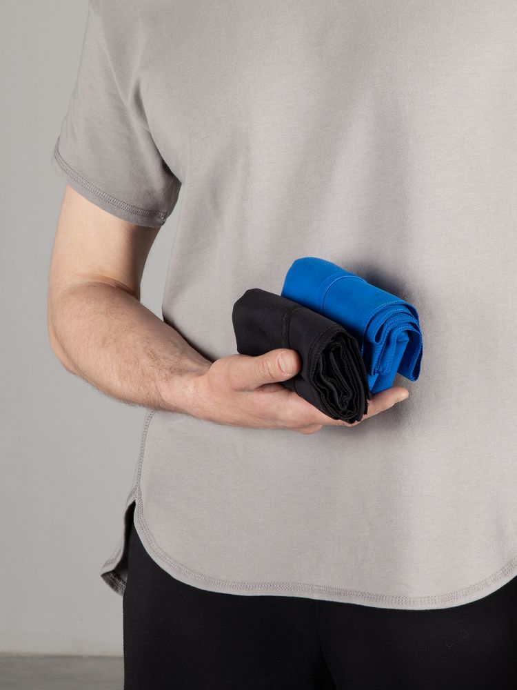 Спортивное полотенце Atoll Medium, синее — изображение 7