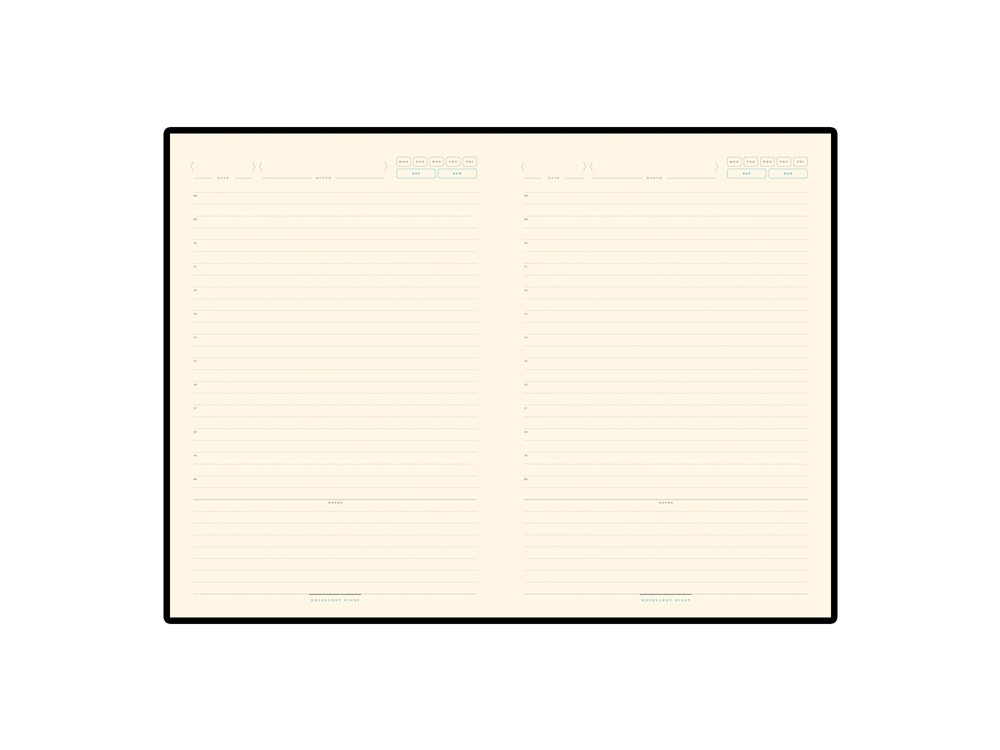 Ежедневник А5 недатированный Bridge, синий/серебристый — изображение 14