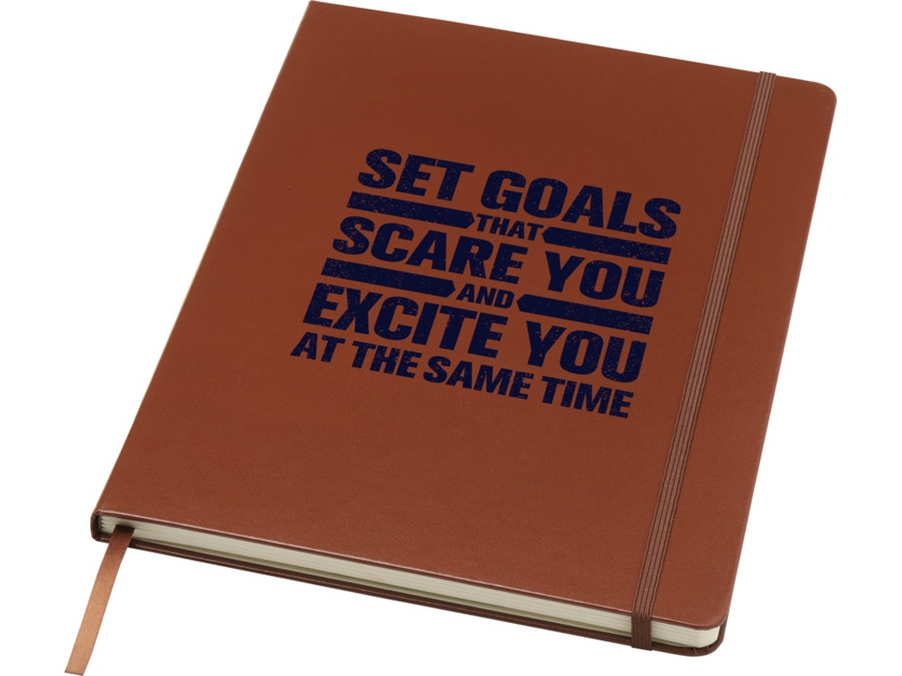 Классический деловой блокнот А4, коричневый — изображение 5