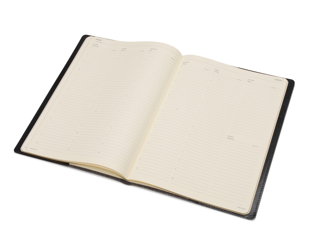 Еженедельник недатированный А4 Profy, черный — изображение 3