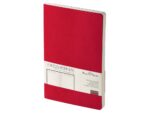 Ежедневник А5 недатированный Megapolis Velvet Flex, ярко-бордовый