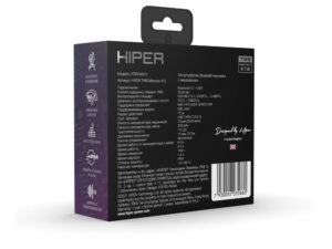 Беспроводные наушники HIPER TWS Mercury X12 (HTW-MX12) Bluetooth 5.1 гарнитура, Черный (Р) — изображение 6