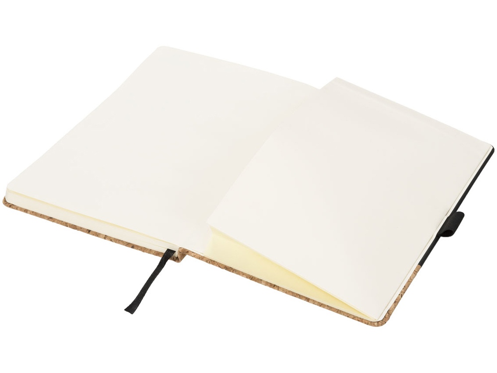 Блокнот Evora формата A5 из пробки и термополиуретана, черный — изображение 4