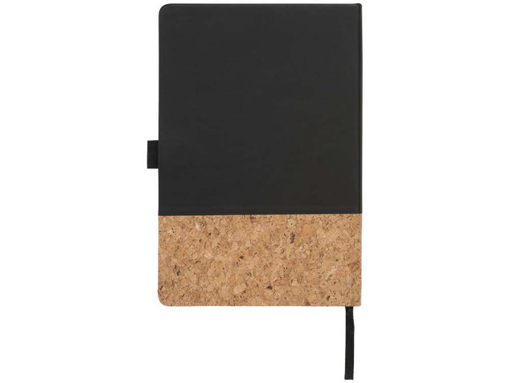 Блокнот Evora формата A5 из пробки и термополиуретана, черный — изображение 3