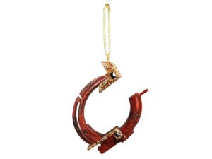 Елочные игрушки (Подкова).Символы года Гранат