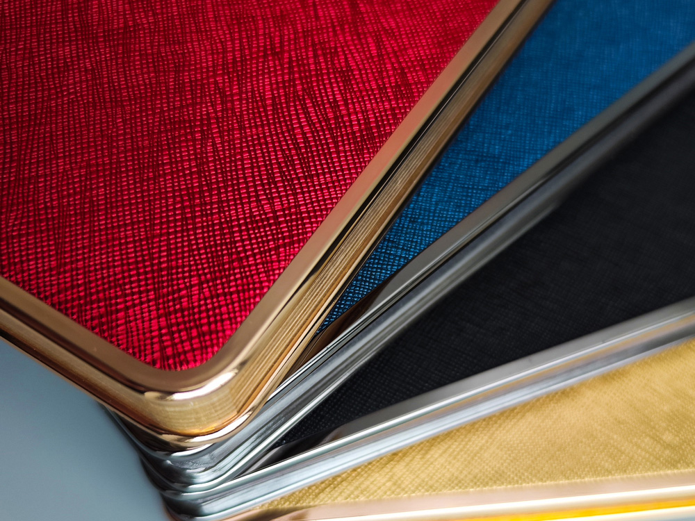 Ежедневник А5 недатированный Bridge, синий/серебристый — изображение 8