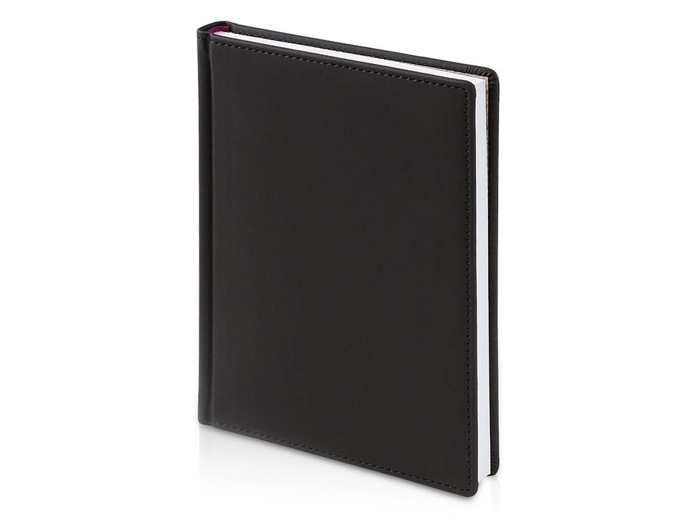 Ежедневник А5 датированный Velvet 2026, черный