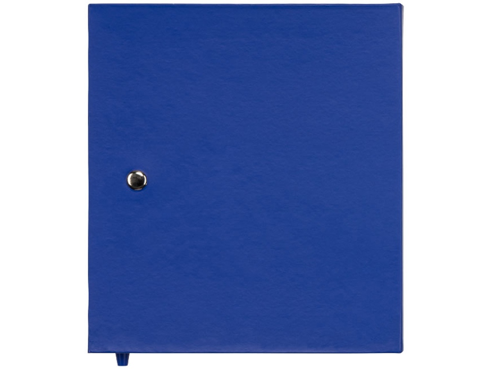 Цветной комбинированный блокнот с ручкой, синий — изображение 3