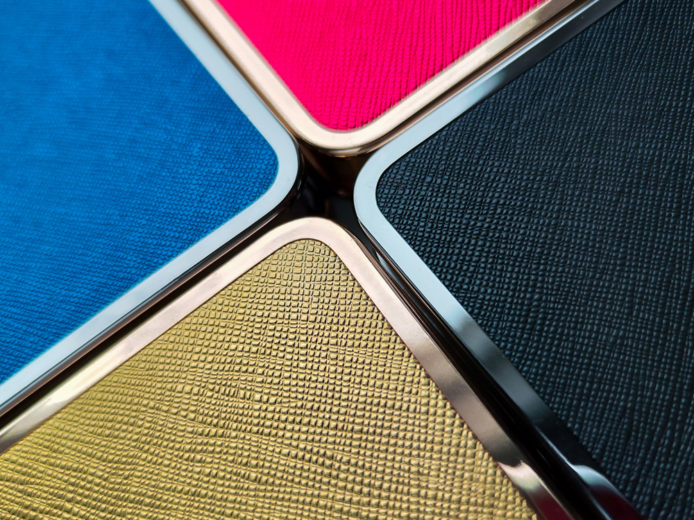 Ежедневник А5 недатированный Bridge, синий/серебристый — изображение 9