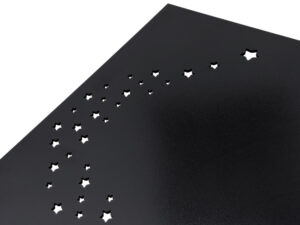 Подарочная коробка из фанеры Constellation 330х220х100 мм, фанера 6 мм, крышка на выдвижных пазах черная ЛХДФ 3 мм, бечевка — изображение 11