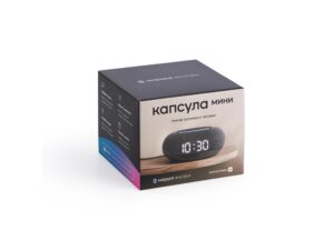 Умная колонка VK Капсула Мини с голосовым помощником Марусей, темный серый — изображение 4