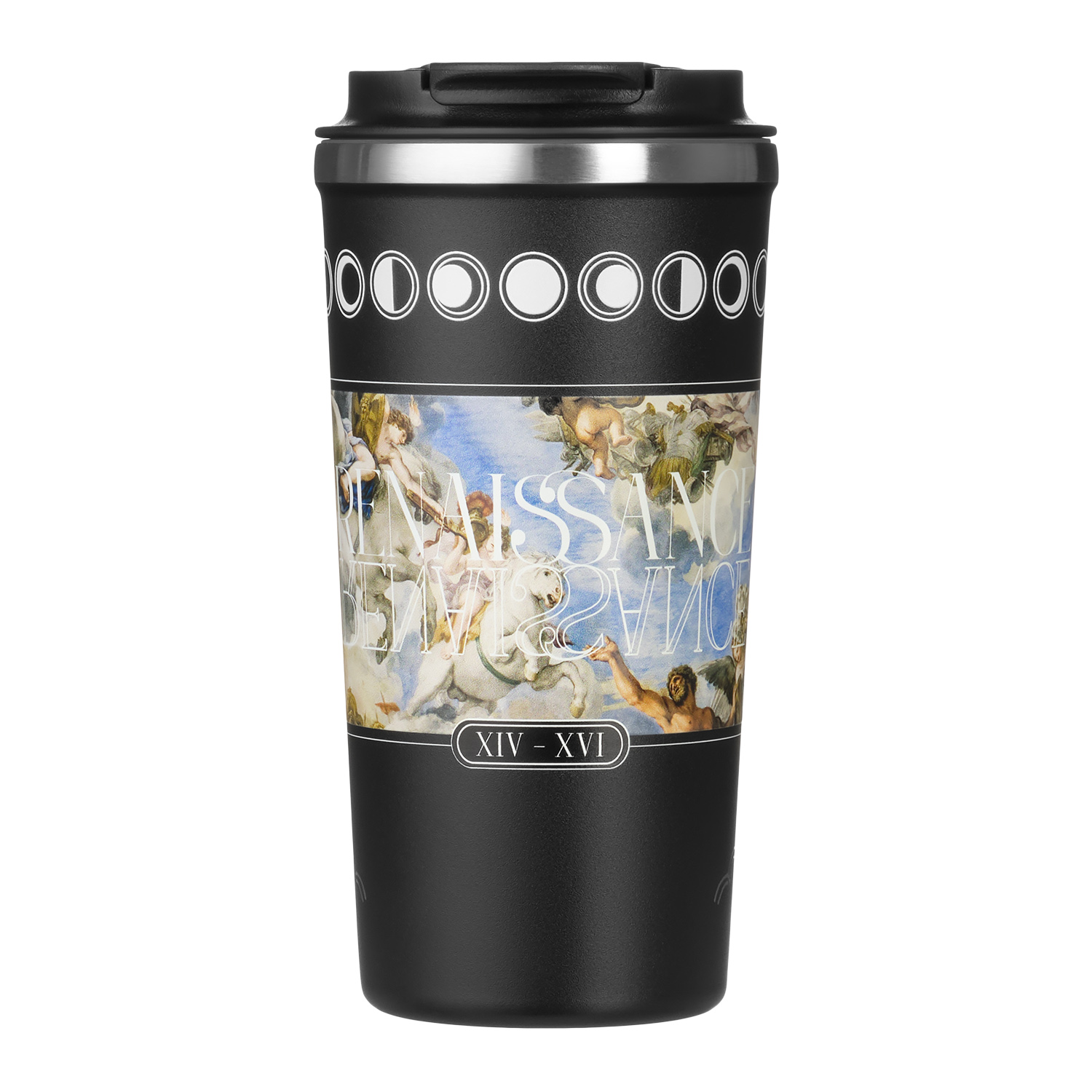 Термокружка вакуумная Palermo, черная — изображение 10