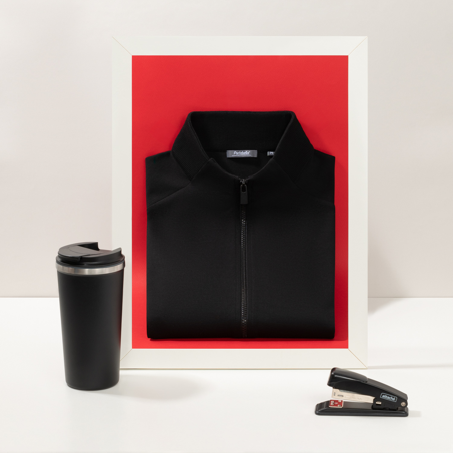 Термокружка вакуумная Palermo, черная — изображение 15