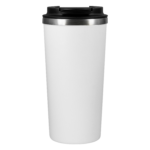 Термокружка вакуумная Palermo, белая, зернистое покрытие
