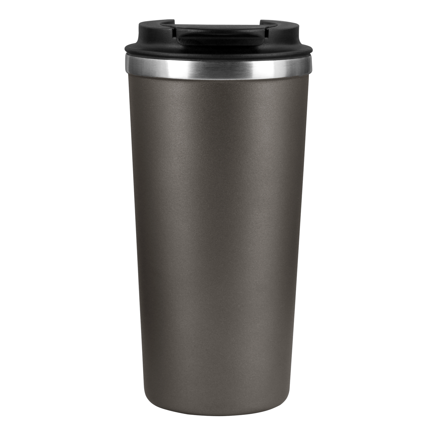 Термокружка вакуумная Palermo, серая, матовая поверхность