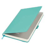 Ежедневник Alpha недатированный, бирюзовый/серый
