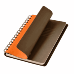 Ежедневник Vista недатированный, оранжевый/коричневый