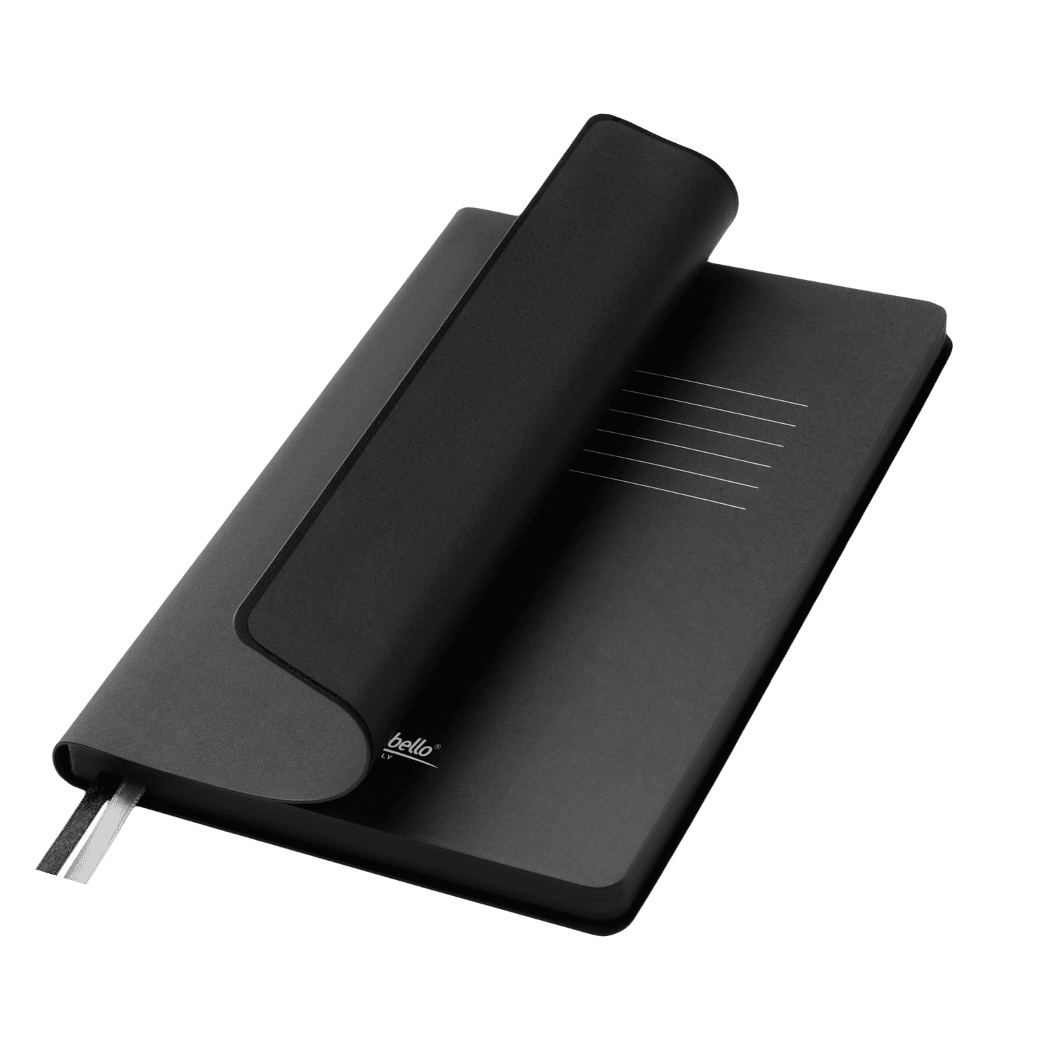 Ежедневник Moon river недатированный, черный