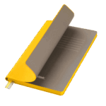 Ежедневник Rain недатированный, желтый (без упаковки, без стикера)