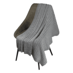 Плед Fado вязаный, серый (без подарочной коробки)