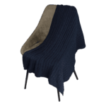 Плед Fado вязаный, синий (без подарочной коробки)